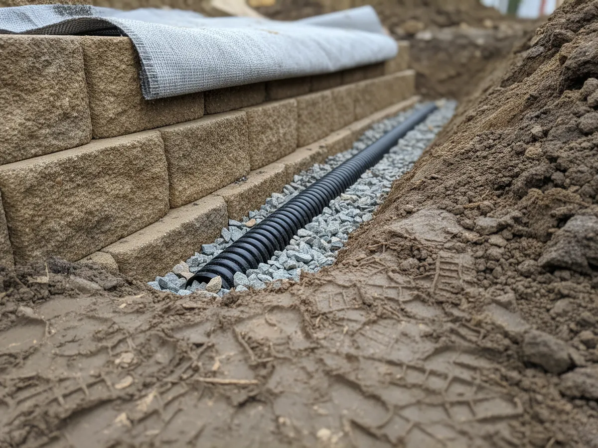 Retaining Wall Drainage
